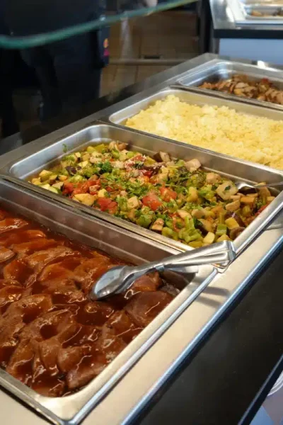 buffet chaud au Kuklos